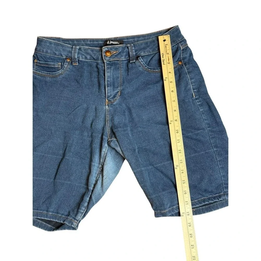 d.jeans Women's Denim Shorts Size 10 Blue Jean Shorts Stretch Mid‎ Rise